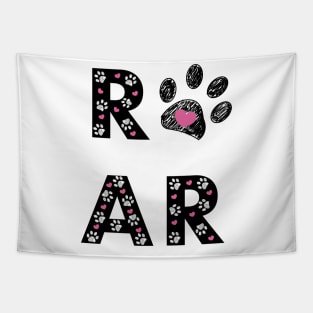 Roar text Tapestry