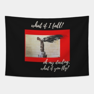 With your wings Tapestry
