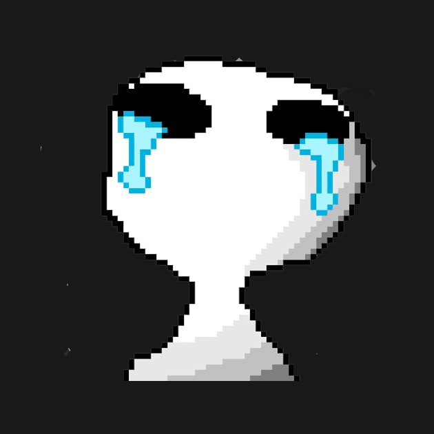 Pixel art Sad by GreenTigerPaha