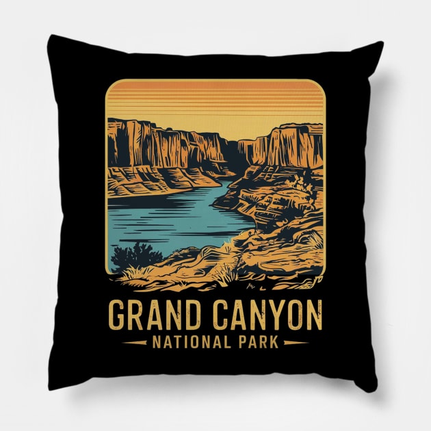 Grand Canyon National Park Pillow by mdr design