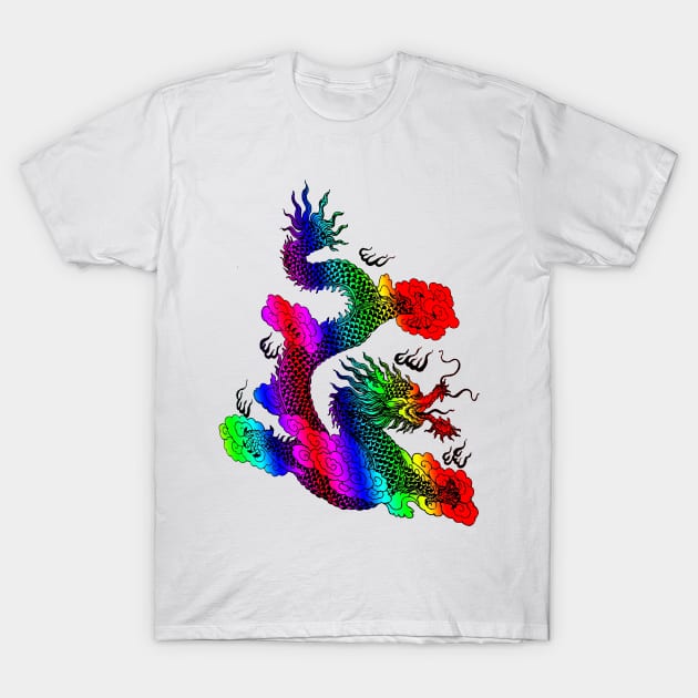 Rainbow Printed T-Shirt - Luxury White