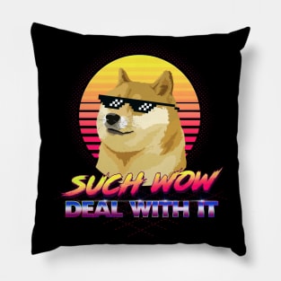 Such Wow - Deal With It! Pillow