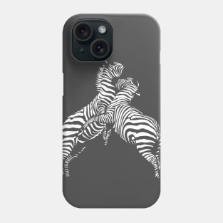 Zebras playing Phone Case