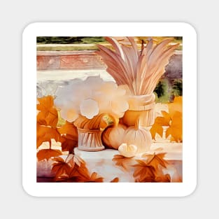 Ethereal Autumn Still Life Magnet