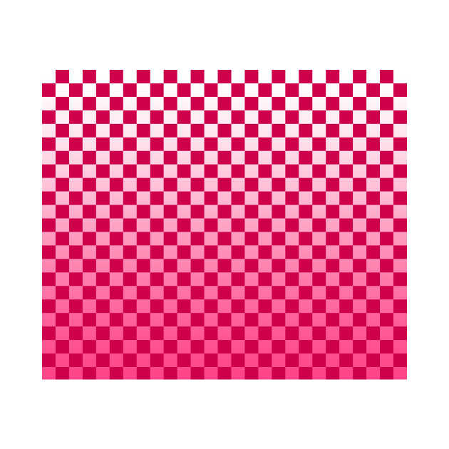 Discover Pink Checkered Ombre Texture - Texture - T-Shirt