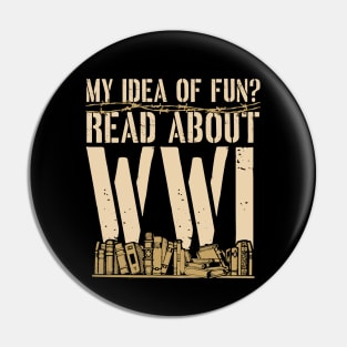 Read About WWI Pin