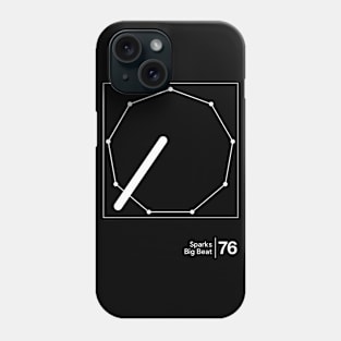 Sparks - Big Beat / Minimalist Style Graphic Design Phone Case