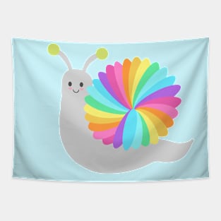 Rainbow Snail Tapestry