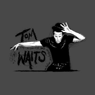 Tom waits art T-Shirt