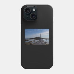 St Mary's Island and Lighthouse Phone Case