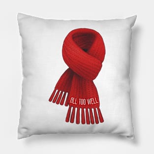 All Too Well Red Scarf Pillow