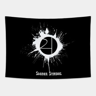 420 Clear Stoner Symbol Tapestry