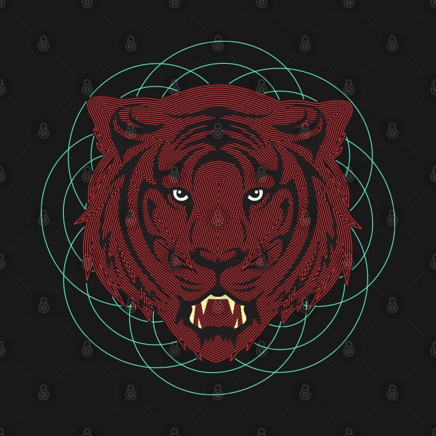 Red Tiger Wild Orbital by noranajas