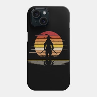 Retro vintage anime samurai Phone Case