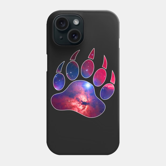 Bear Paw Nebula Phone Case by Shrenk