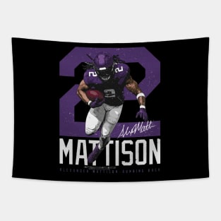 Alexander Mattison Minnesota Bold Number Tapestry