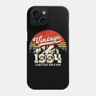 Vintage 1994 30th Birthday Gift Retro Distressed Bday Phone Case