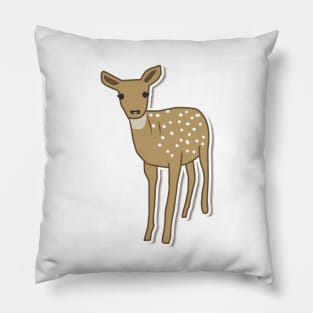 Doe Illustration Pillow