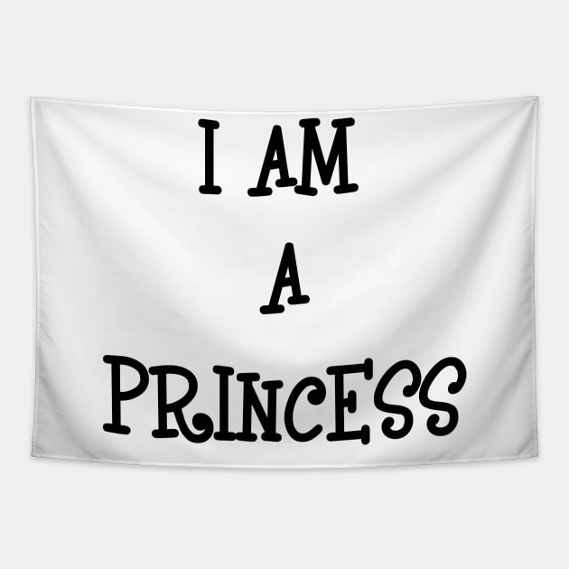 i am a princess Tapestry by sarahnash