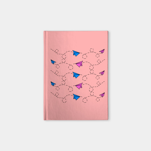 Pink and Blue Paper Planes