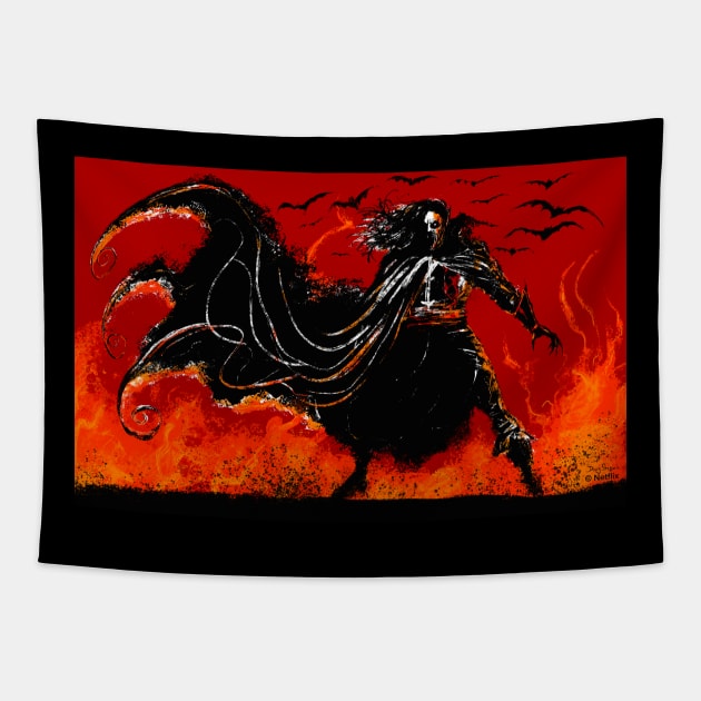 Castlevania Dracula Tapestry by DougSQ