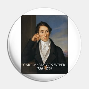 Great Composers: Carl Maria von Weber Pin