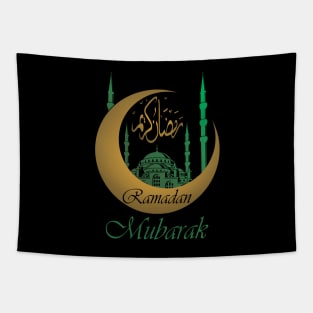 RAMADAN MUBARAK. Holiday of the month of Ramadan. Tapestry