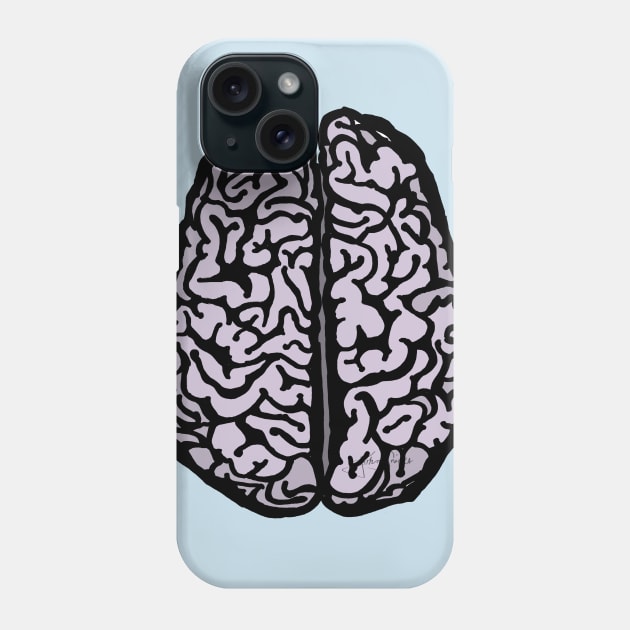 Brain (transparent) Phone Case by JSnipe