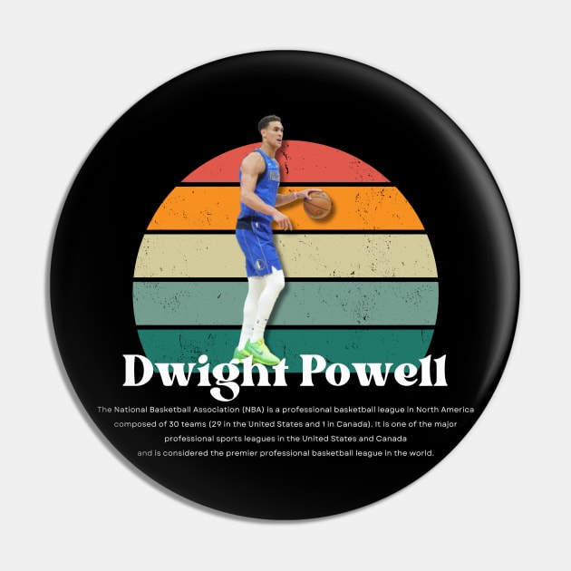 Dwight Powell Vintage V1 Pin by Gojes Art