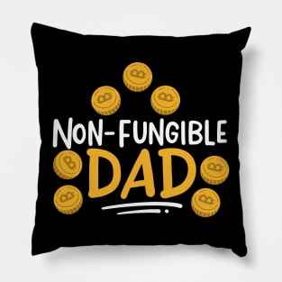 Non-Fungible Dad nft token Pillow