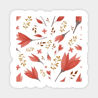 Delicate Autumn Florals Magnet