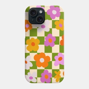 Retro Groovy Floral Phone Case