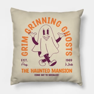 Grim Grinning Ghosts Pillow