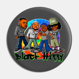 Black Hippy Graf Style Pin