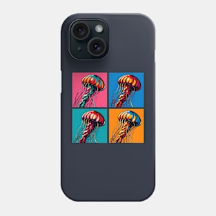 Pop Jellyfish Art - Trendy Marine Life Phone Case