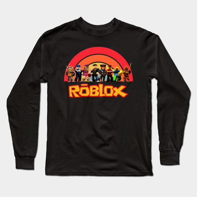Roblox Rainbow Character Roblox Long Sleeve T Shirt Teepublic - roblox rainbow shirt