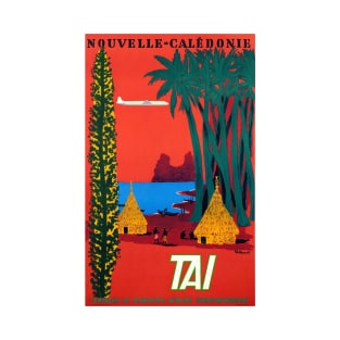 Vintage Travel Poster France Nouvelle Caledonie T-Shirt