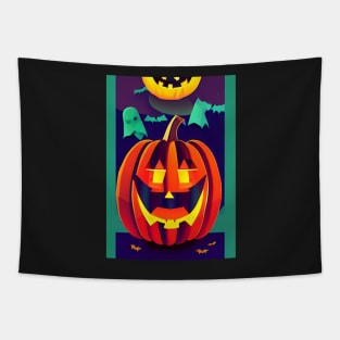 HALLOWEEN PUMPKIN SIMPLE Tapestry