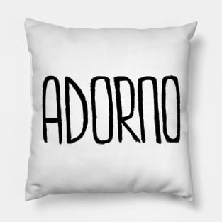 Philosophy, Adorno Pillow