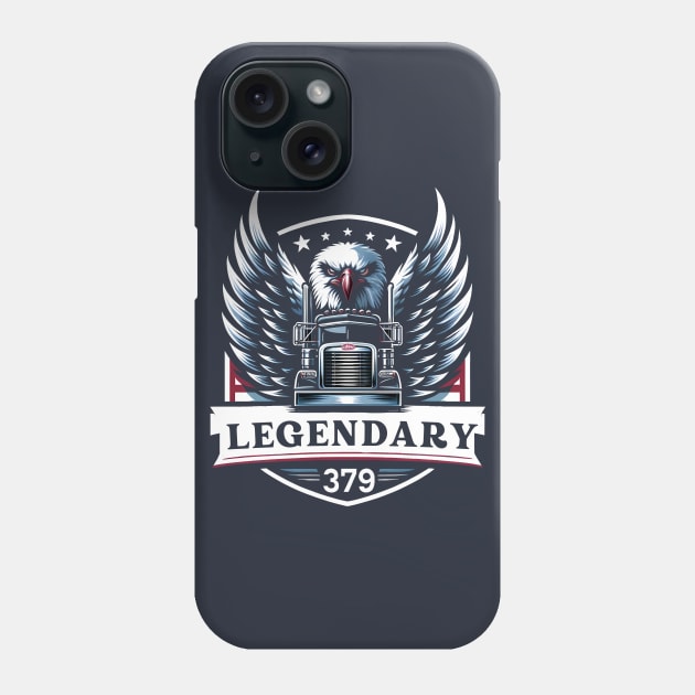 Peterbilt 379 Phone Case by TaevasDesign