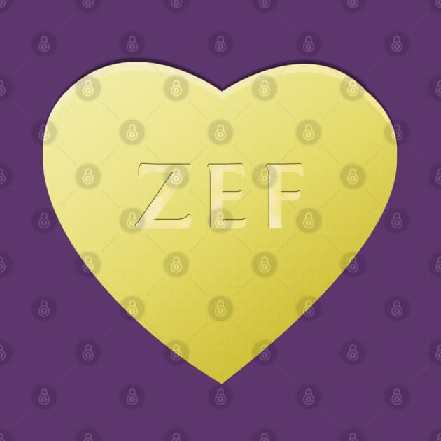 Zef Candy Heart - Lemon by LozMac