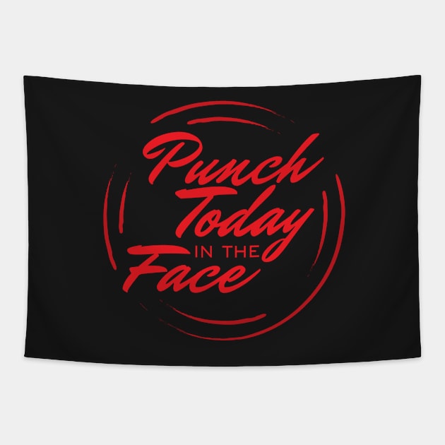 Punch Today Tapestry by Teamtsunami6