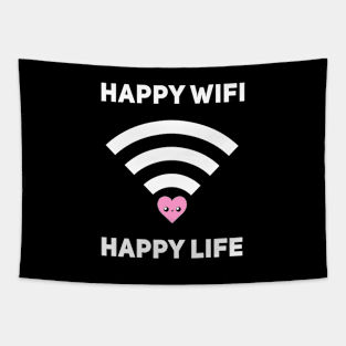 Happy WiFi Tapestry