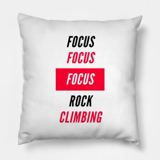 Focus Rock Climbing Pillow