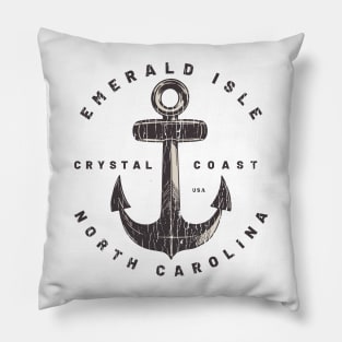 Emerald Isle, NC Summertime Vacationing Big Anchor Pillow