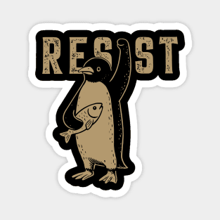 Resist-Penguin Magnet