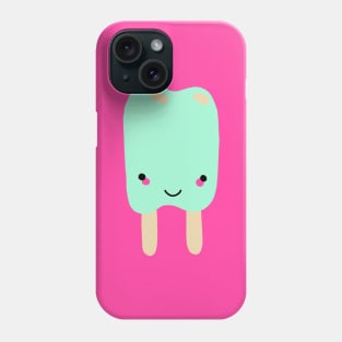 Blue Raspberry Kawaii Popsicle Phone Case