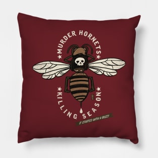 Murder Hornet Killing Season Pillow