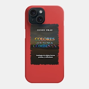 Colores que nunca combinan - cover design Phone Case