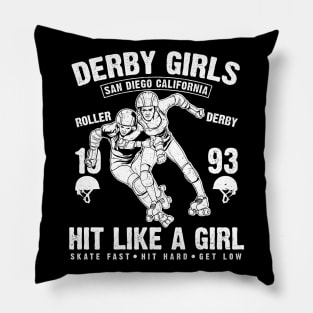 Derby Girls - Hit Like A Girl Pillow